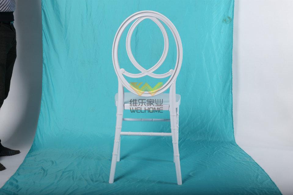 event and hospitality use  white  plastic phoenix chair for hire